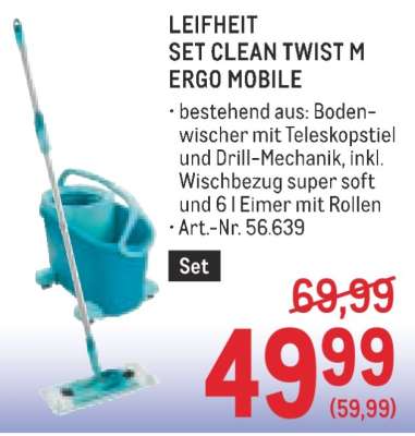 LEIFHEIT SET CLEAN TWIST M ERGO MOBILE