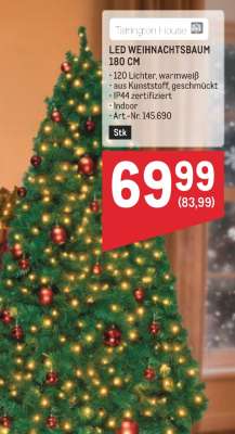 Tarrington House LED WEIHNACHTSBAUM 180 CM