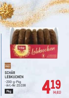 SCHÄR LEBKUCHEN