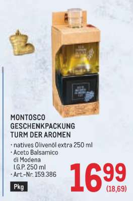 MONTOSCO GESCHENKPACKUNG TURM DER AROMEN