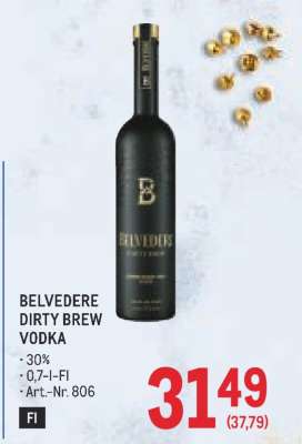 BELVEDERE DIRTY BREW VODKA