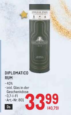 DIPLOMATICO RUM