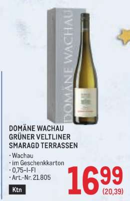 Domäne Wachau Grüner Veltliner Smaragd Terrassen