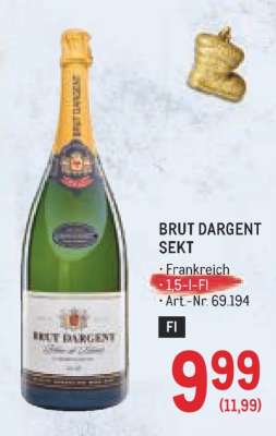 BRUT DARGENT SEKT