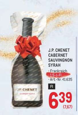 J.P. CHENET CABERNET SAUVIGNON SYRAH