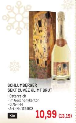 SCHLUMBERGER SEKT CUVÉE KLIMT BRUT