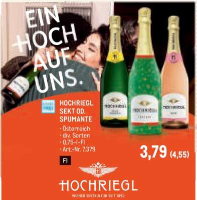HOCHRIEGL SEKT OD. SPUMANTE