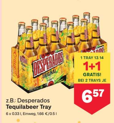 Desperados Tequilabeer Tray