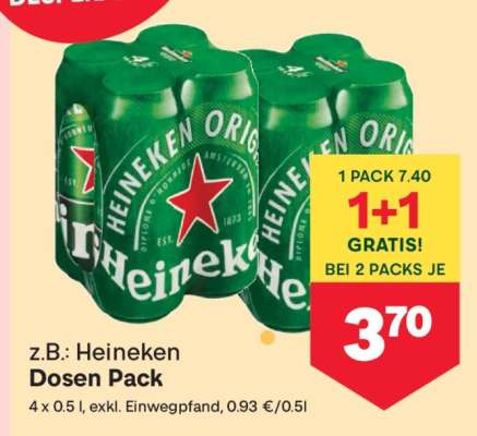 Heineken Dosen-Pack