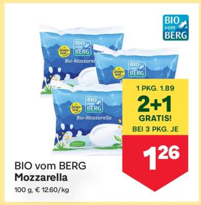 BIO vom BERG Mozzarella