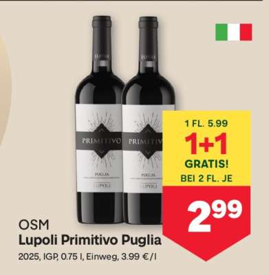 Lupoli Primitivo Puglia