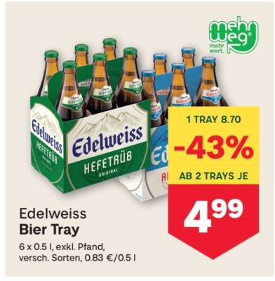 Edelweiss Bier Tray
