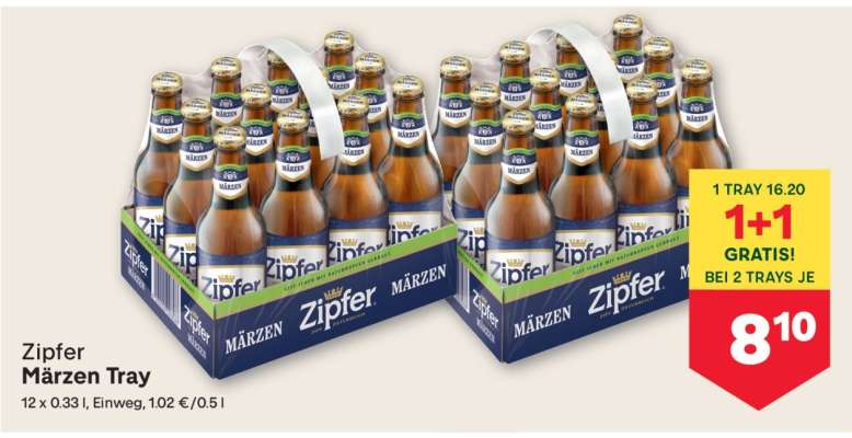 Zipfer Märzen Tray