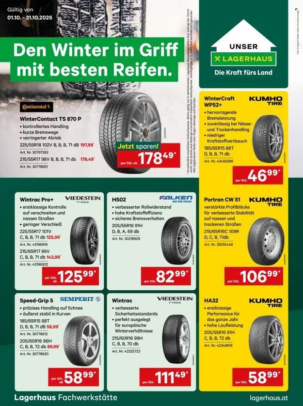 Angebote Lagerhaus - 1.10.2026 - 31.10.2026.