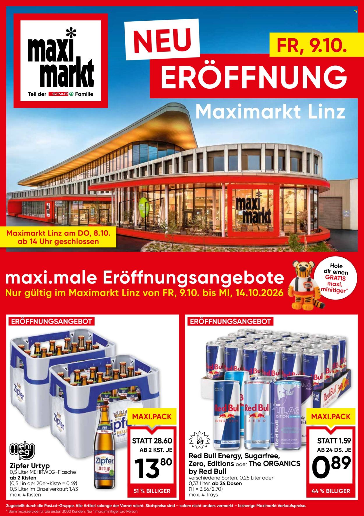 Angebote Maximarkt - 9.10.2026 - 14.10.2026. Seite 1