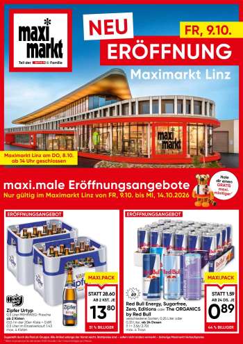 Angebote Maximarkt - 9.10.2026 - 14.10.2026.