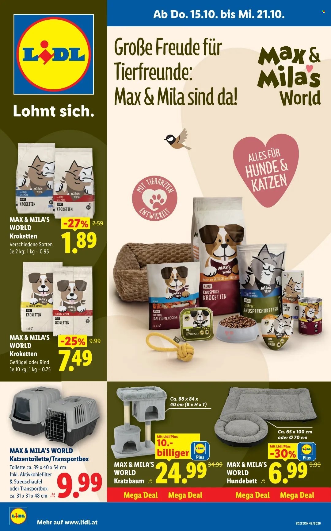 Leták Lidl - 15.10.2026 - 21.10.2026. Strana 1