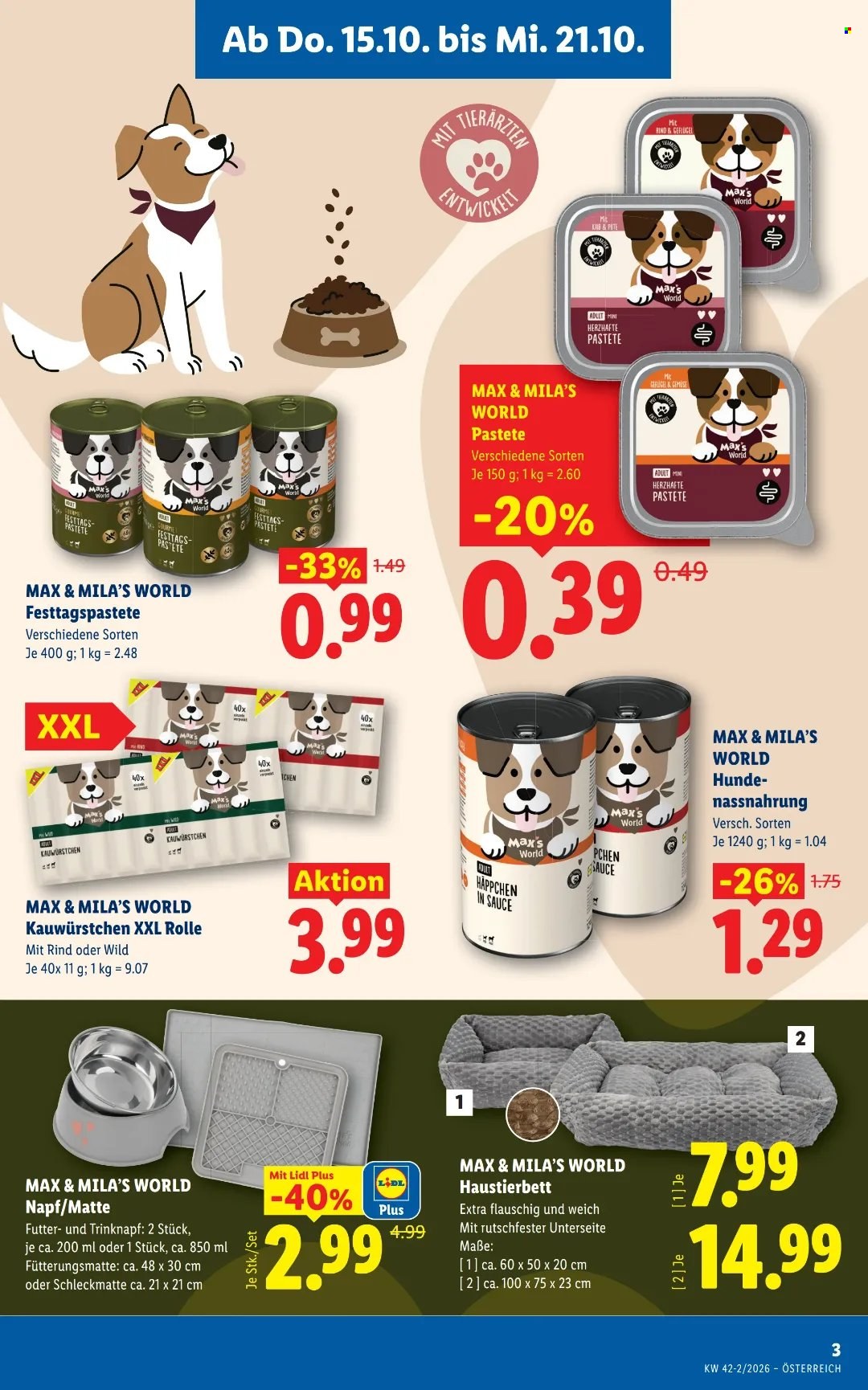Leták Lidl - 15.10.2026 - 21.10.2026. Strana 3