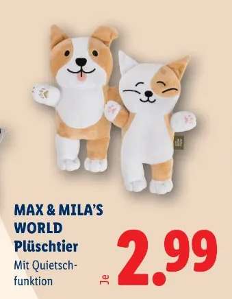MAX & MILA'S WORLD Plüschtier