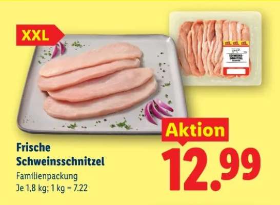Frische Schweinsschnitzel
