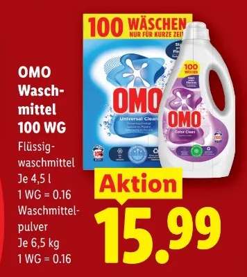 OMO Waschmittel 100 WG