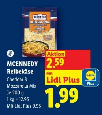 MCENNEDY Reibekäse