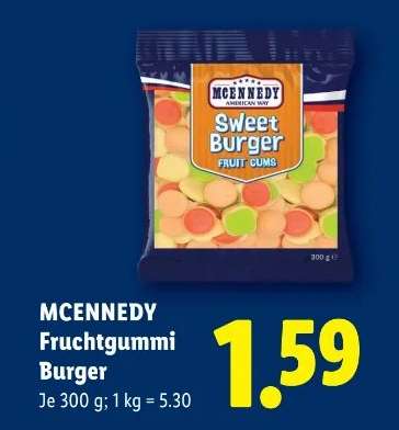 MCENNEDY Fruchtgummi Burger