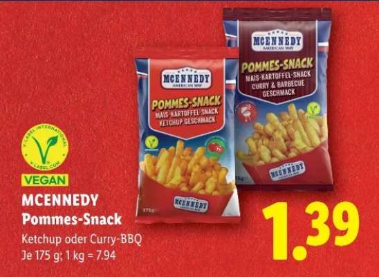 MCENNEDY Pommes-Snack