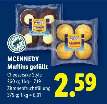 MCENNEDY Muffins gefüllt
