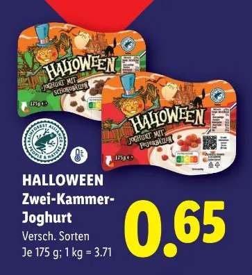 Halloween Zwei-Kammer-Joghurt