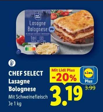 Chef Select Lasagne Bolognese