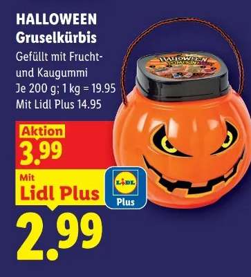 Halloween Gruselkürbis