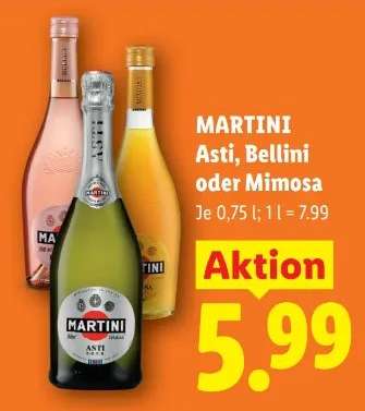 MARTINI Asti, Bellini oder Mimosa