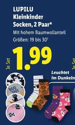 LUPILU Kleinkinder Socken, 2 Paar