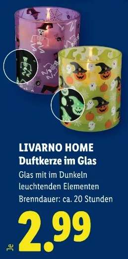 LIVARNO home Duftkerze im Glas