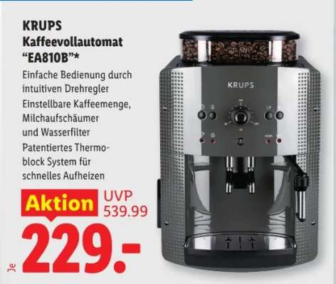 Krups Kaffeevollautomat "EA810B"