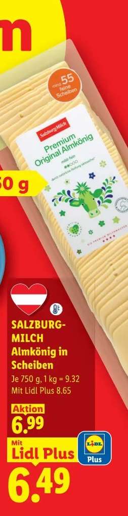 SALZBURG-MILCH Almkönig in Scheiben