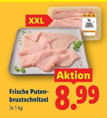Frische Putenbrustschnitzel