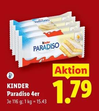 Kinder Paradiso 4er