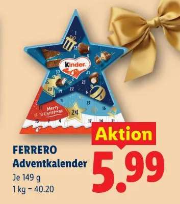 FERRERO Adventkalender