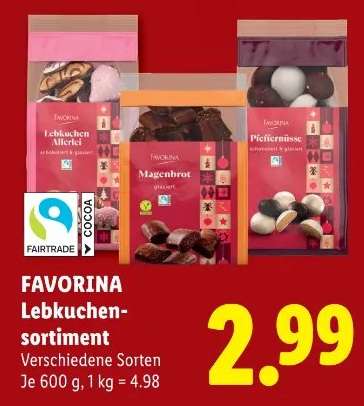 FAVORINA Lebkuchen-sortiment