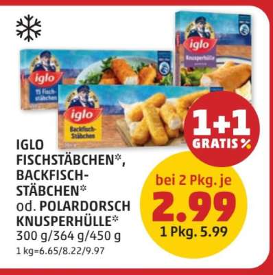 IGLO FISCHSTÄBCHEN