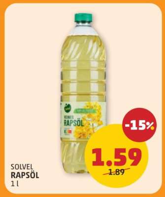 SOLVEL RAPSÖL