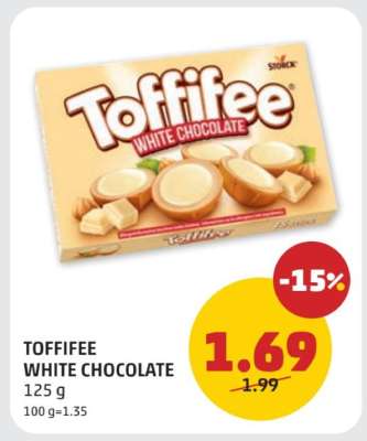 TOFFIFEE WHITE CHOCOLATE