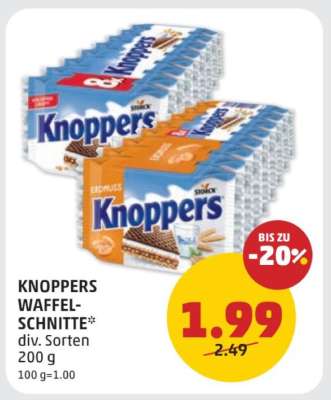 KNOPPERS WAFFEL-SCHNITTE
