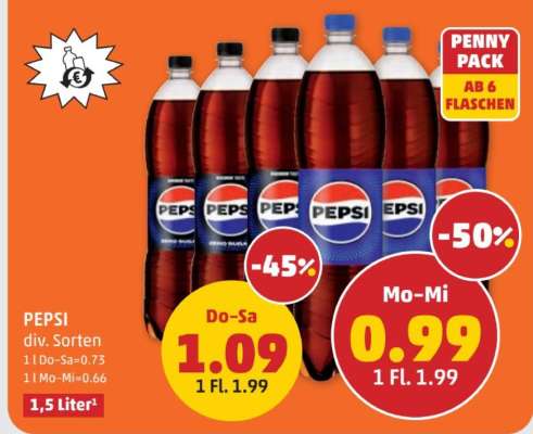Pepsi div. Sorten*