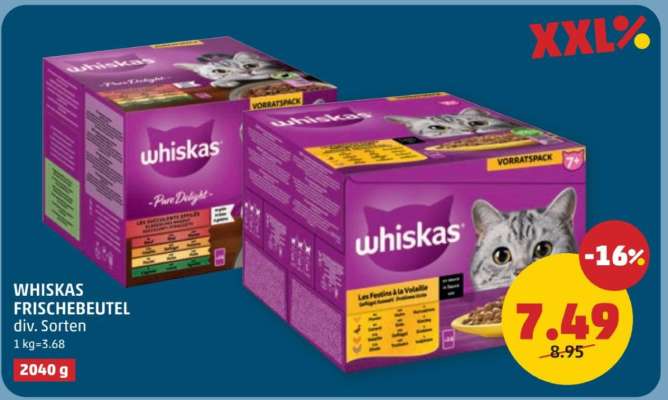 WHISKAS FRISCHEBEUTEL