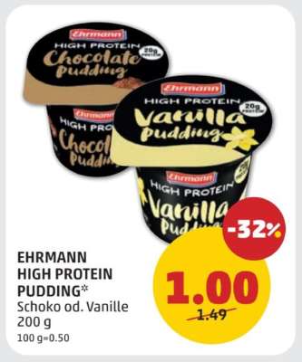 Ehrmann High Protein Pudding