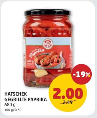 HATSCHEK GEGRILLTE PAPRIKA