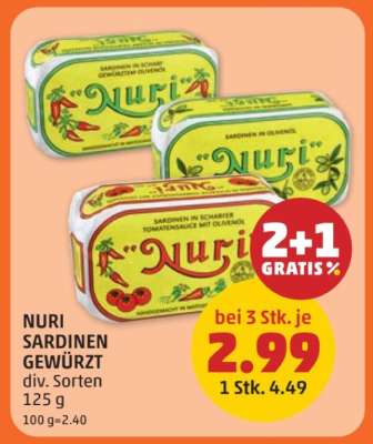NURI SARDINEN GEWÜRZT